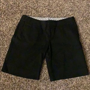 Longer black shorts from gap